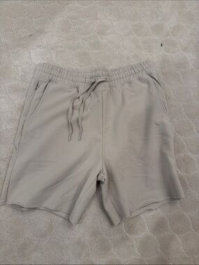 Born Primitive Men's Drawstring Athletic Shorts - Light Taupe